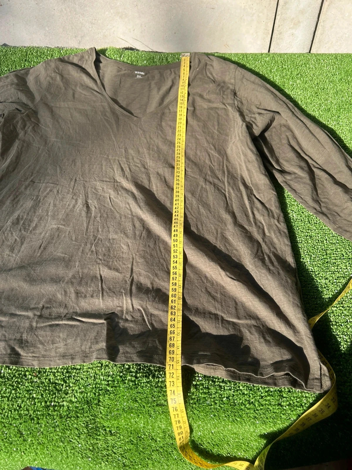 Kiabi khaki green sweatshirt – photo 7
